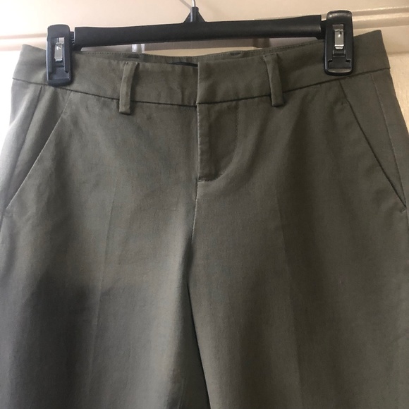 Liverpool Women's Straight Leg Trousers Dusty Olive colors. Sz.2P - Picture 4 of 11